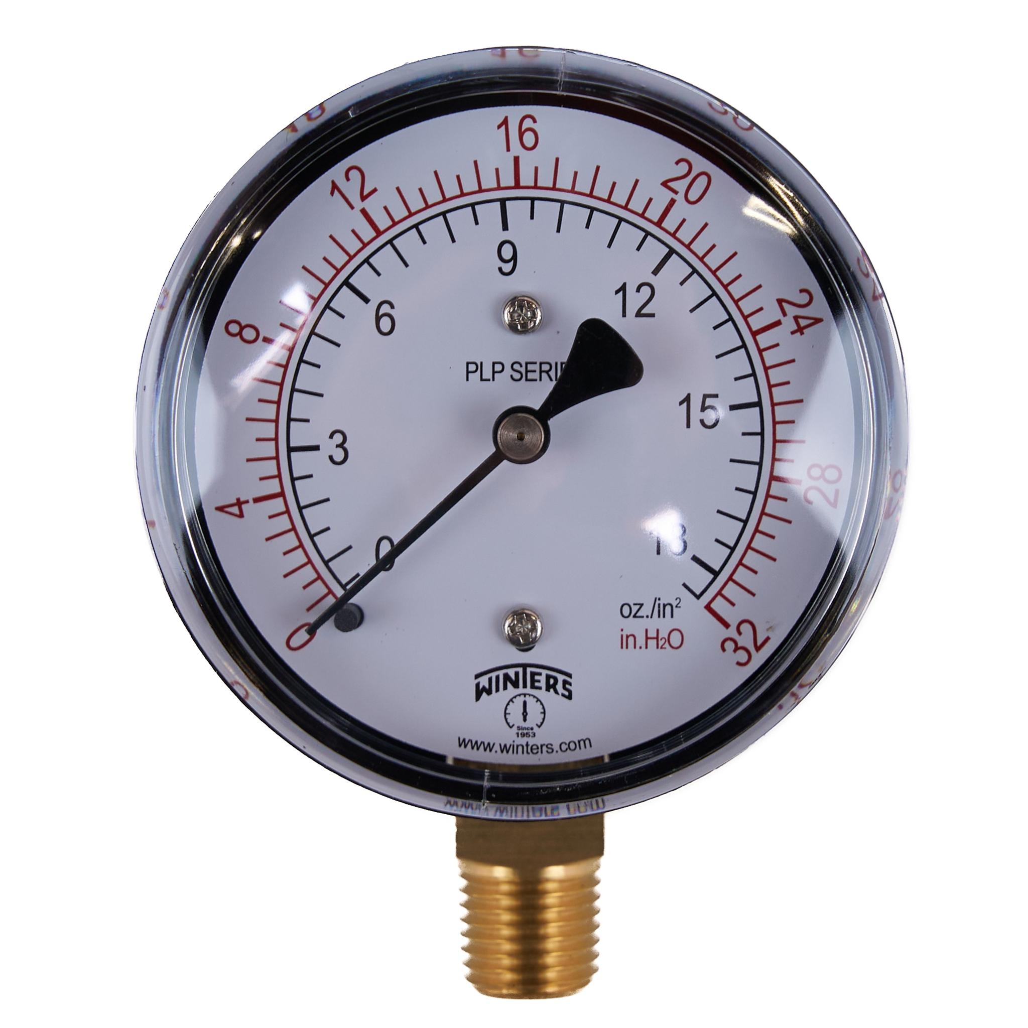 0-32 WC pressure gauge